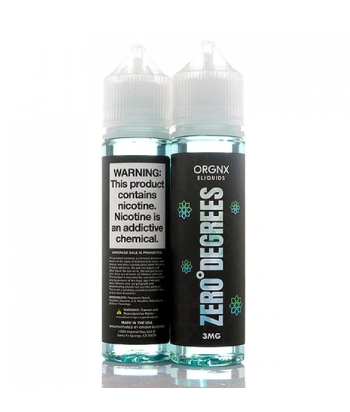 ORGNX ELIQUIDS- ZERO DEGREES 3MG 60ML - The Society 