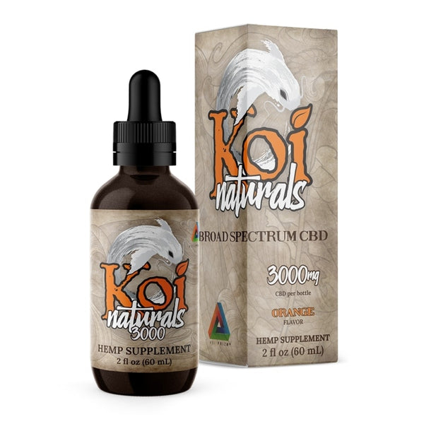 Koi Tincture 3000mg CBD - Orange - The Society 