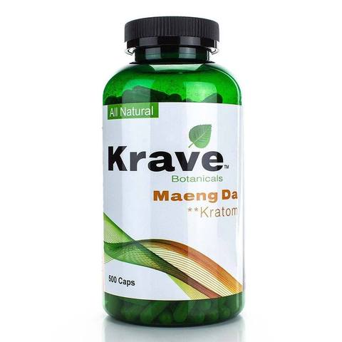 Krave Maengda Kratom 500 Capsules - The Society 