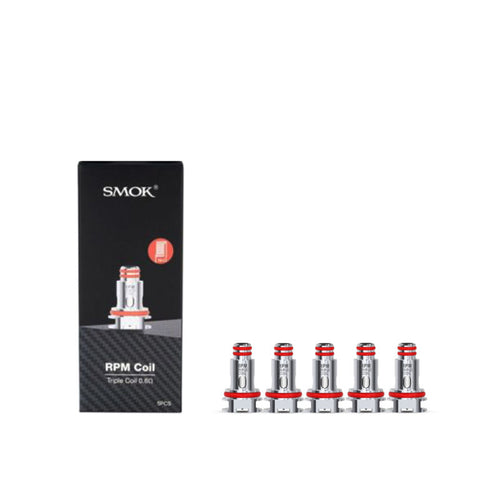 Smok RPM Triple Mesh 0.6 Ohm Coils (Pack of 5) - The Society 