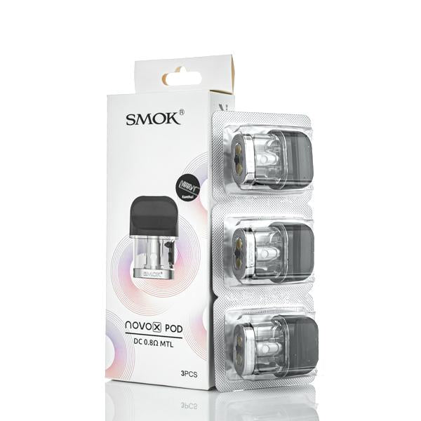 Novo X DC 0.8 Ohm Pods (Pack of 3) - The Society 