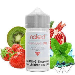 Naked Strawberry Pom Menthol 0mg - The Society 