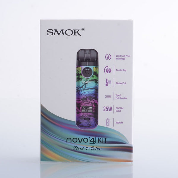 Smok Novo 4 kit - Fluid 7 Color - The Society 