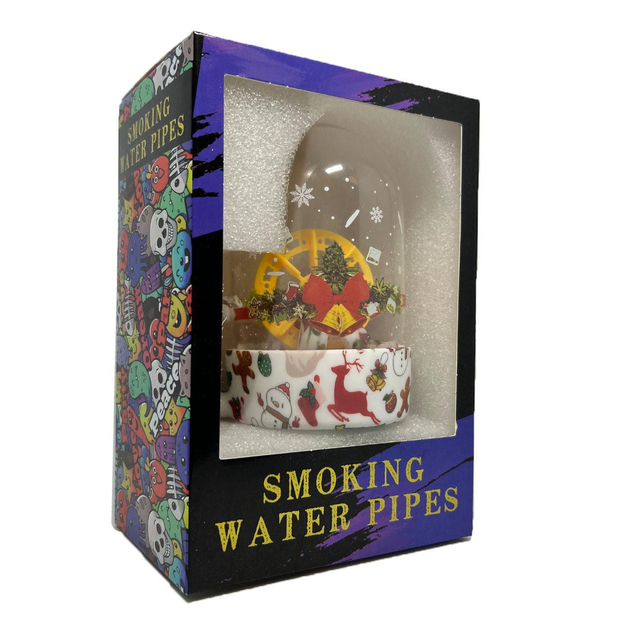5" Silicone XMAS Waterwheel Water Pipe Box Set - with 14M Bowl - The Society 
