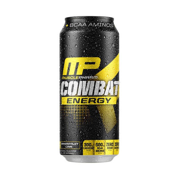 MP- Musclepharm Combat Energy Drink 16 fl oz.- Grapefruit Lime - The Society 