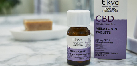 Tikva CBD Full Spectrum Melatonin Tablets - 300mg/90mg - The Society 
