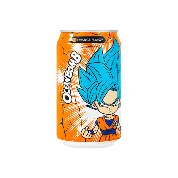 Ocean Bomb Dragonball Z  Super Soda Flavour Collector Cans- Sparkling Water (EXCLUSIVE) , 330 ml, Assorted Flavors0 - The Society 