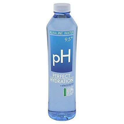 Perfect Hydration Alkaline Water 9.5+, 33.8 Fl oz. - The Society 