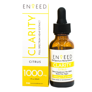 Enveed- 1000mg Full Spectrum CLARITY – CBD Oil Citrus Tincture - The Society 